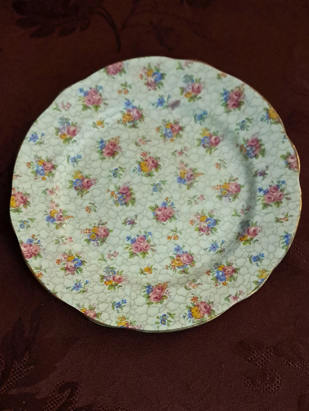Vintage Hammersley Pink Floral Chintz 8